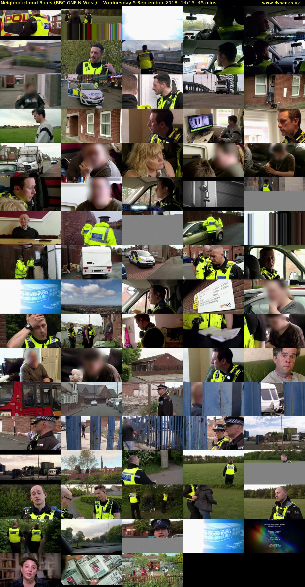 Neighbourhood Blues (BBC ONE N West) Wednesday 5 September 2018 14:15 - 15:00