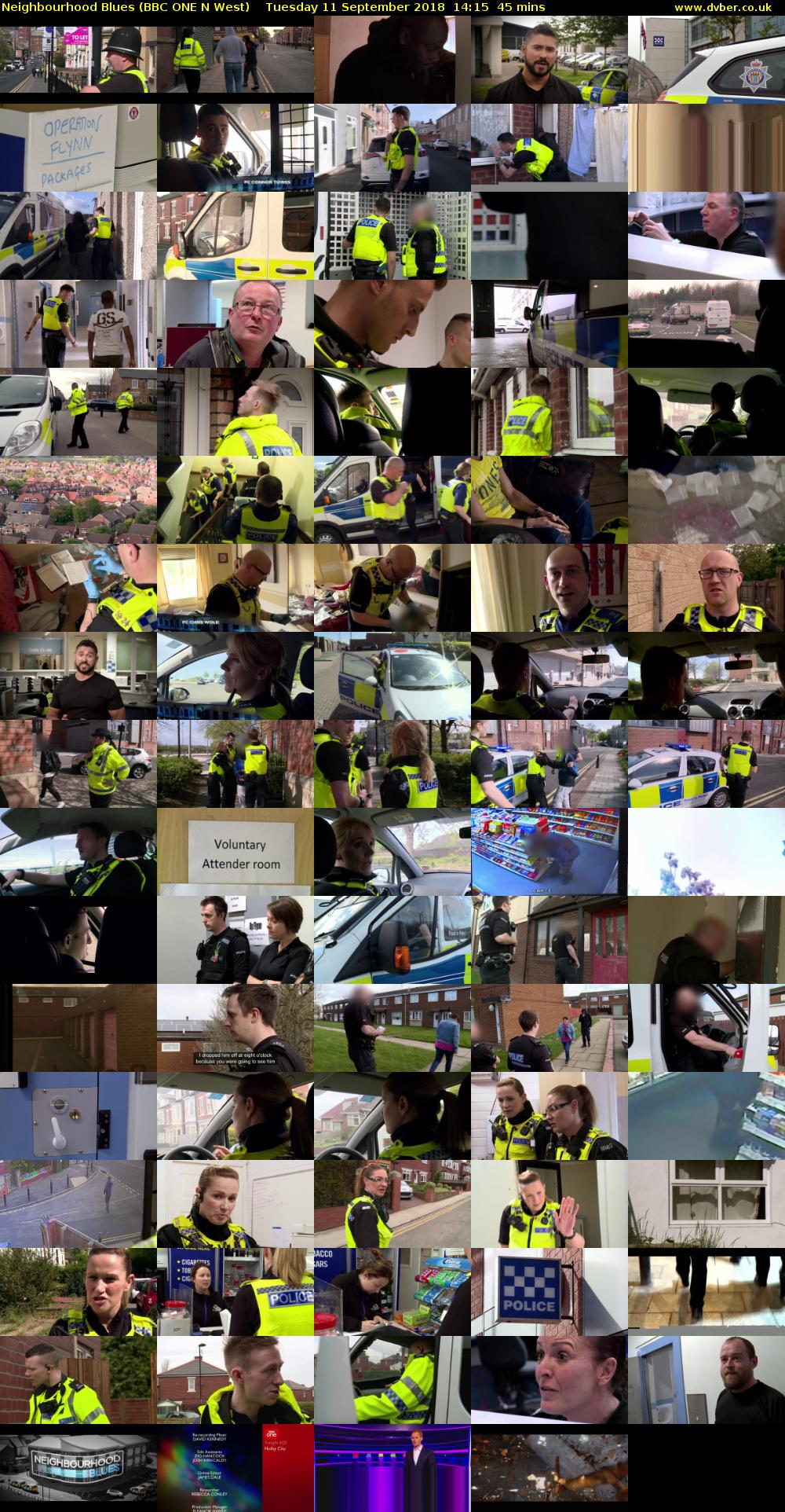 Neighbourhood Blues (BBC ONE N West) Tuesday 11 September 2018 14:15 - 15:00