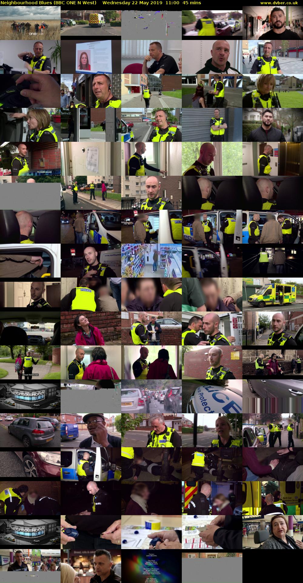 Neighbourhood Blues (BBC ONE N West) Wednesday 22 May 2019 11:00 - 11:45