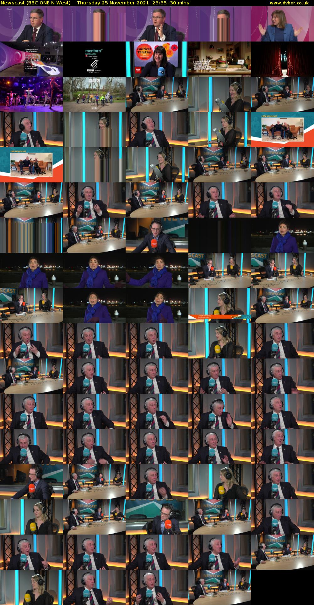 Newscast (BBC ONE N West) Thursday 25 November 2021 23:35 - 00:05