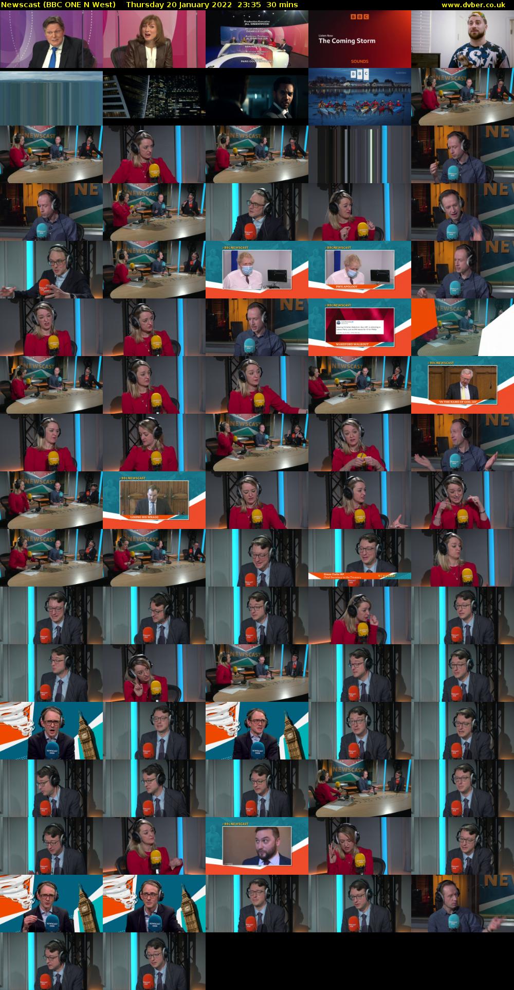 Newscast (BBC ONE N West) Thursday 20 January 2022 23:35 - 00:05
