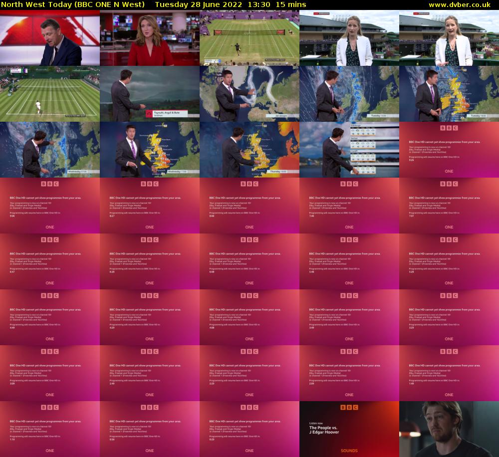 North West Today (BBC ONE N West) Tuesday 28 June 2022 13:30 - 13:45