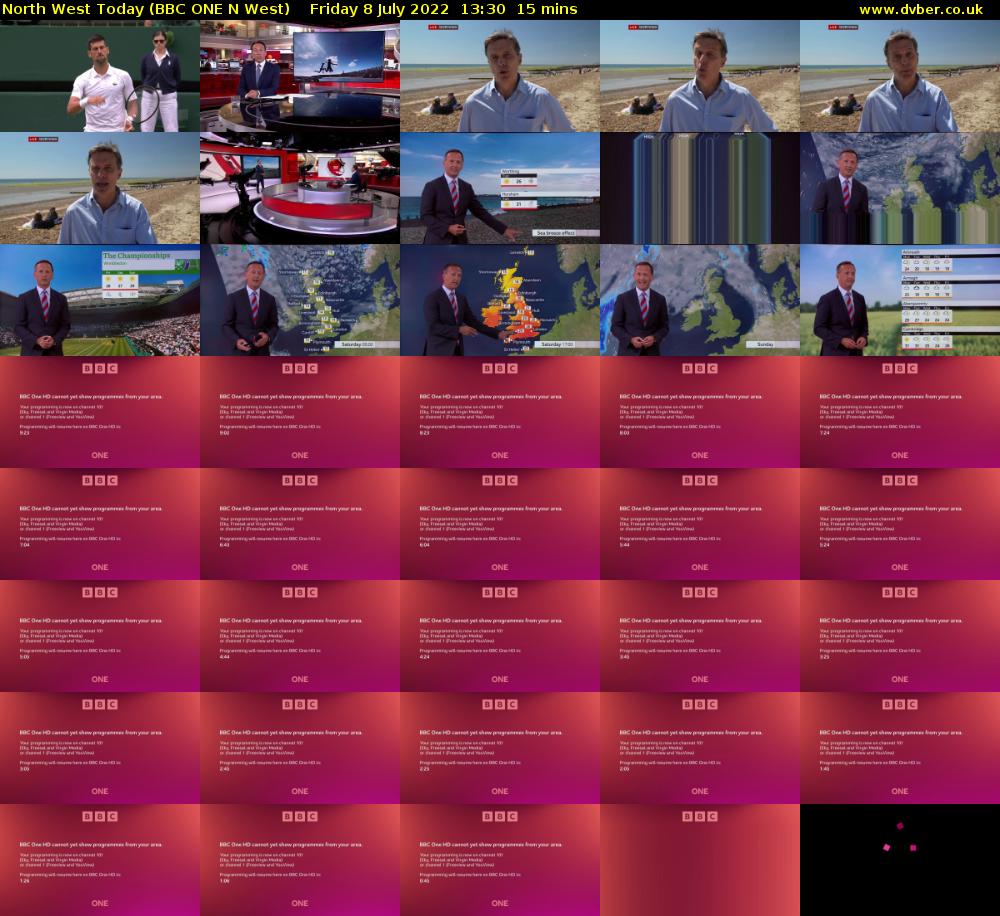 North West Today (BBC ONE N West) Friday 8 July 2022 13:30 - 13:45