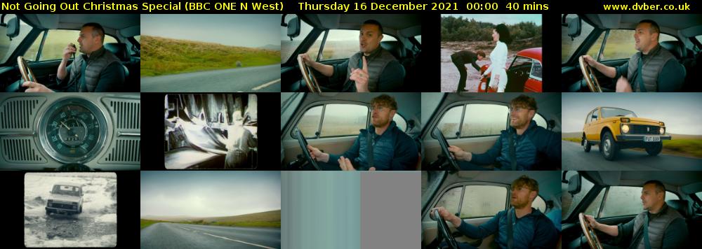 Not Going Out Christmas Special (BBC ONE N West) Thursday 16 December 2021 00:00 - 00:40