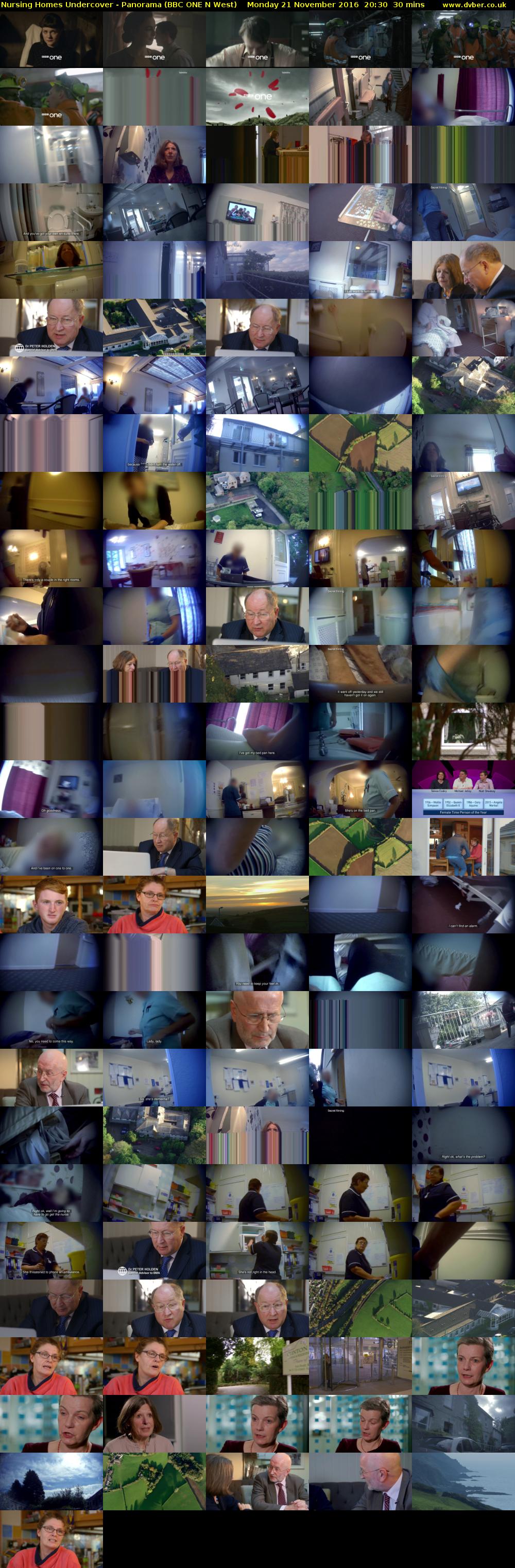 Nursing Homes Undercover - Panorama (BBC ONE N West) Monday 21 November 2016 20:30 - 21:00