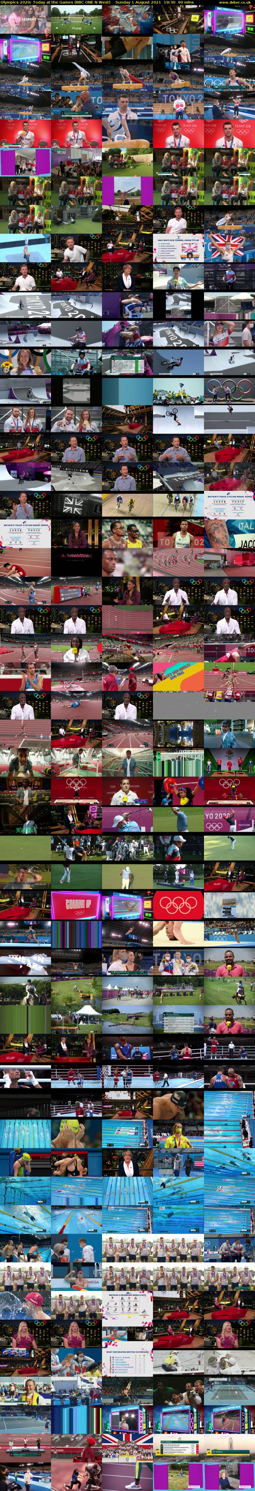 Olympics 2020: Today at the Games (BBC ONE N West) Sunday 1 August 2021 19:30 - 21:00