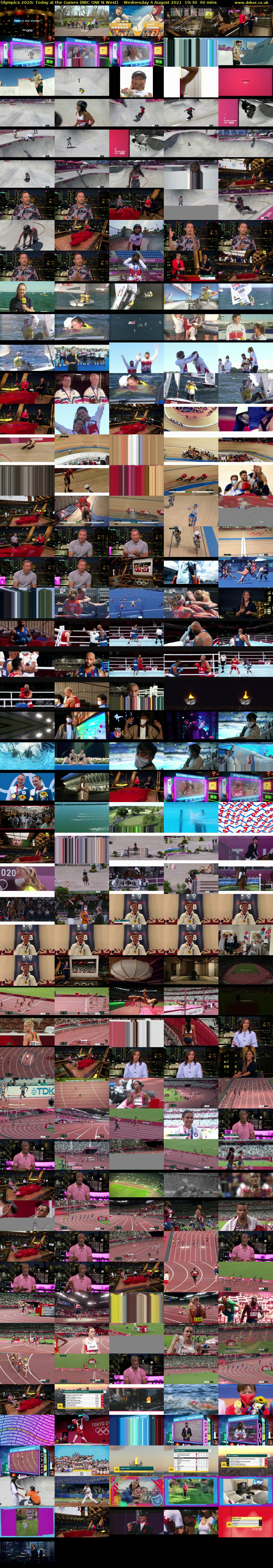 Olympics 2020: Today at the Games (BBC ONE N West) Wednesday 4 August 2021 19:30 - 21:00