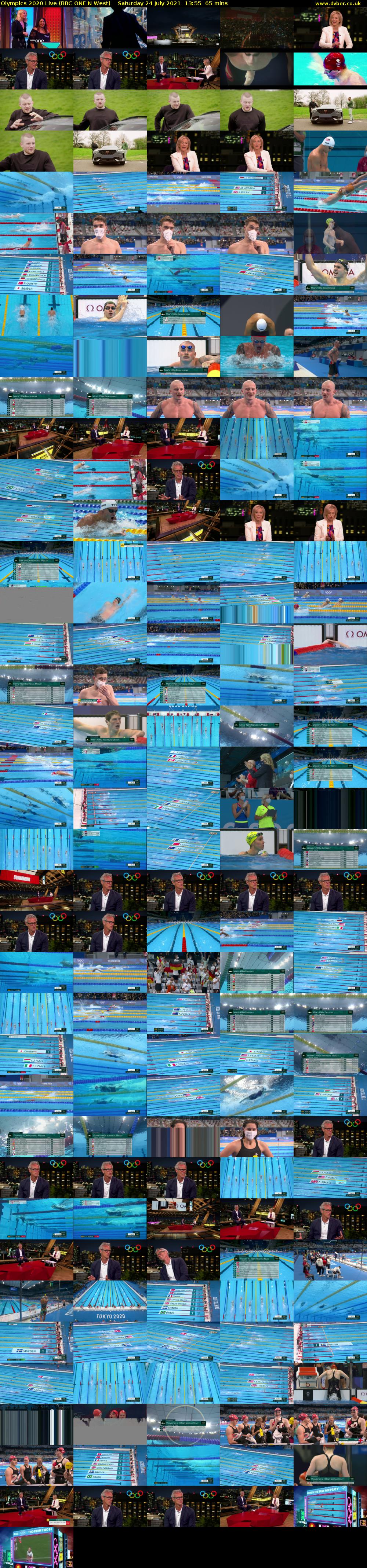 Olympics 2020 Live (BBC ONE N West) Saturday 24 July 2021 13:55 - 15:00