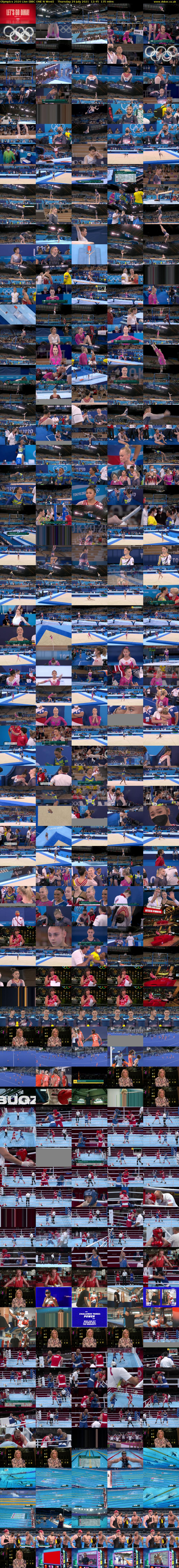 Olympics 2020 Live (BBC ONE N West) Thursday 29 July 2021 12:45 - 15:00