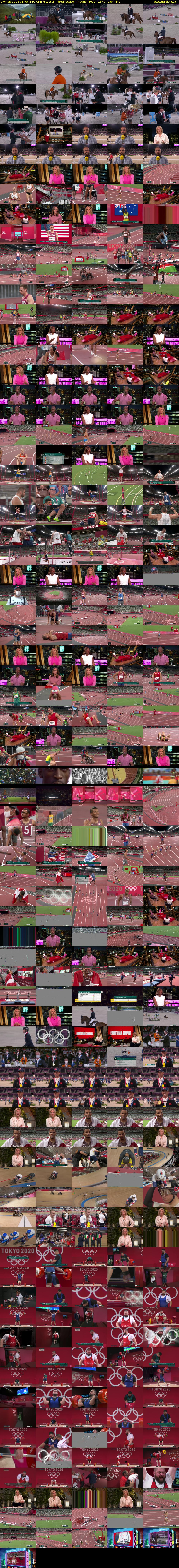 Olympics 2020 Live (BBC ONE N West) Wednesday 4 August 2021 12:45 - 15:00