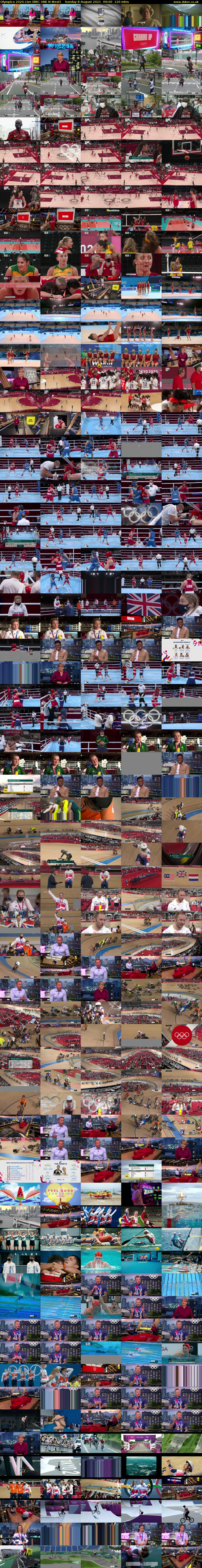 Olympics 2020 Live (BBC ONE N West) Sunday 8 August 2021 09:00 - 11:00