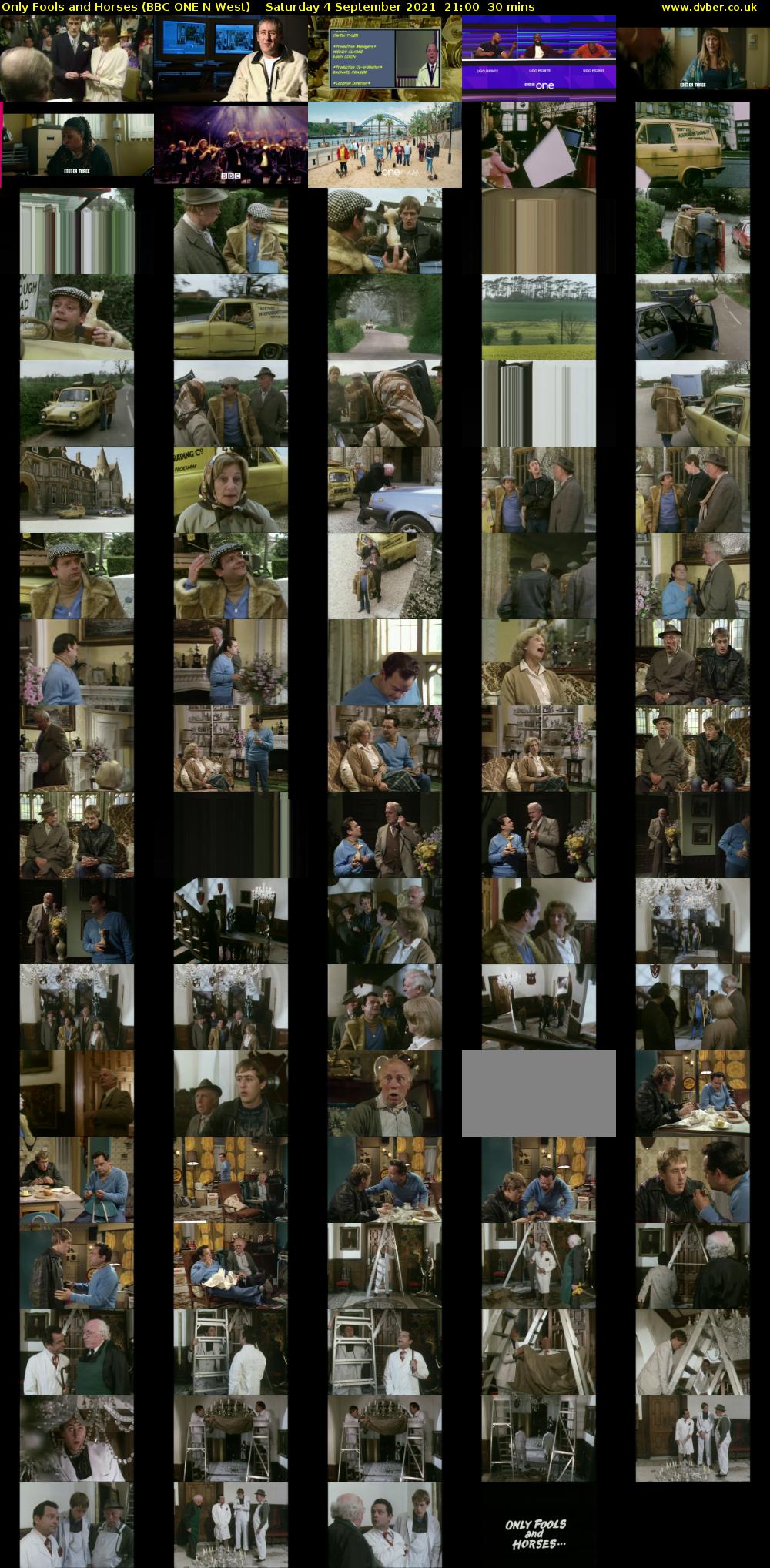 Only Fools and Horses (BBC ONE N West) Saturday 4 September 2021 21:00 - 21:30