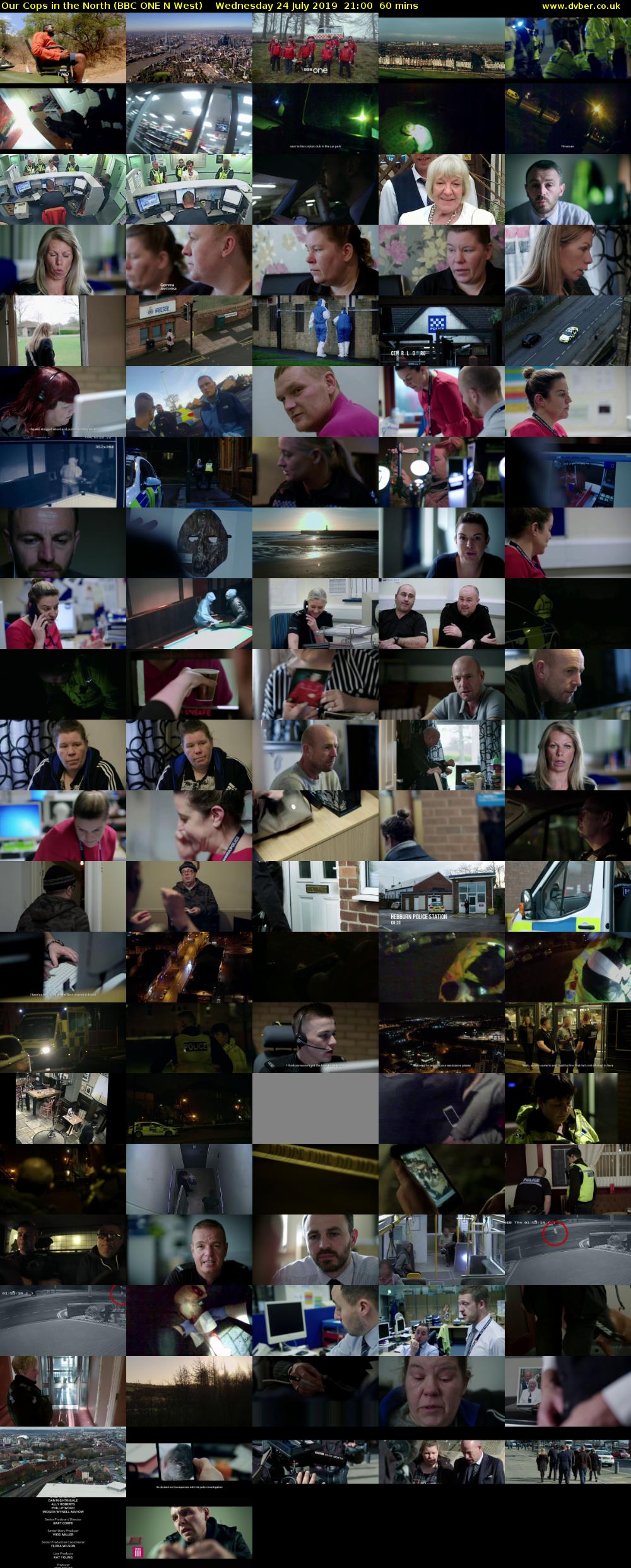 Our Cops in the North (BBC ONE N West) Wednesday 24 July 2019 21:00 - 22:00