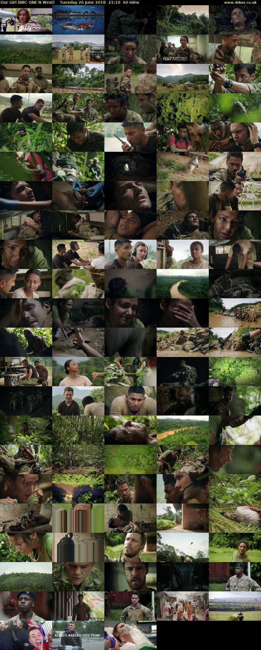 Our Girl (BBC ONE N West) Tuesday 26 June 2018 21:10 - 22:10