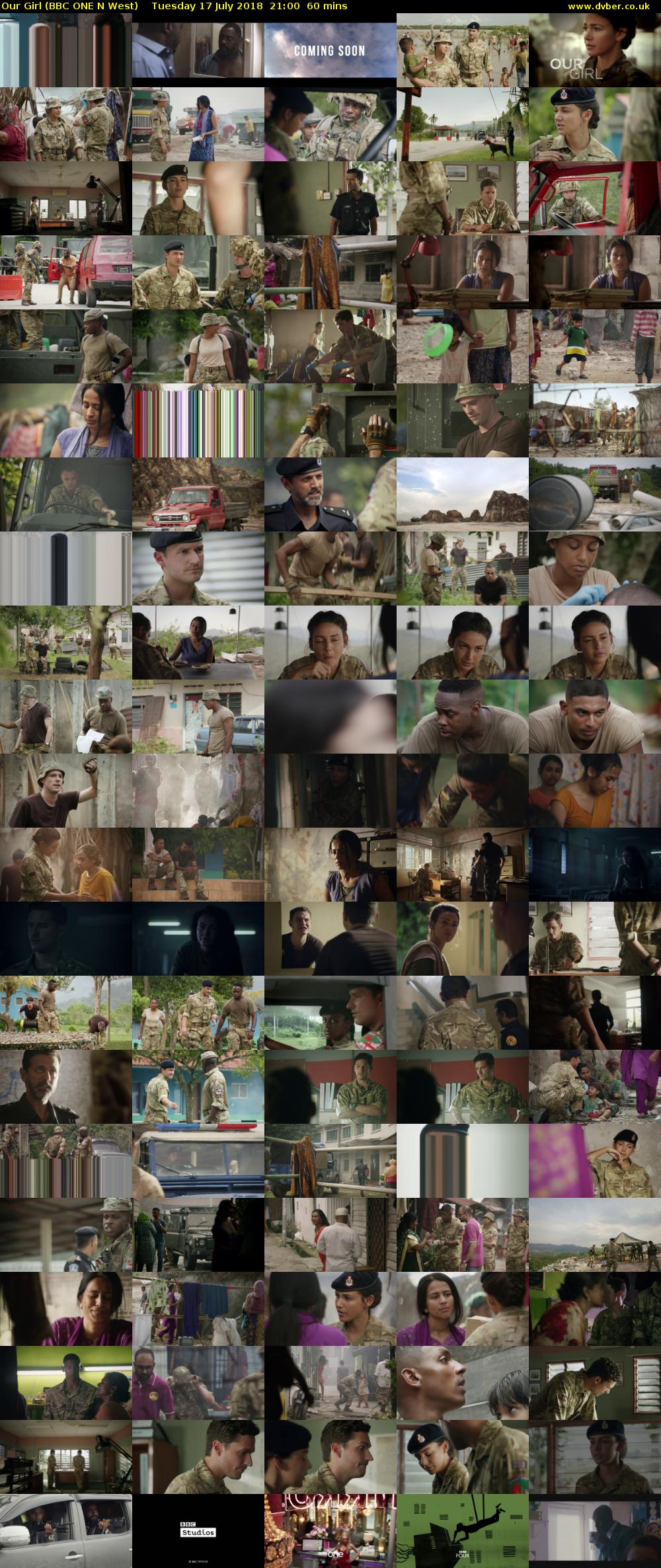 Our Girl (BBC ONE N West) Tuesday 17 July 2018 21:00 - 22:00