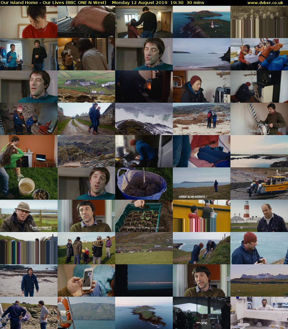 Our Island Home - Our Lives (BBC ONE N West) Monday 12 August 2019 19:30 - 20:00