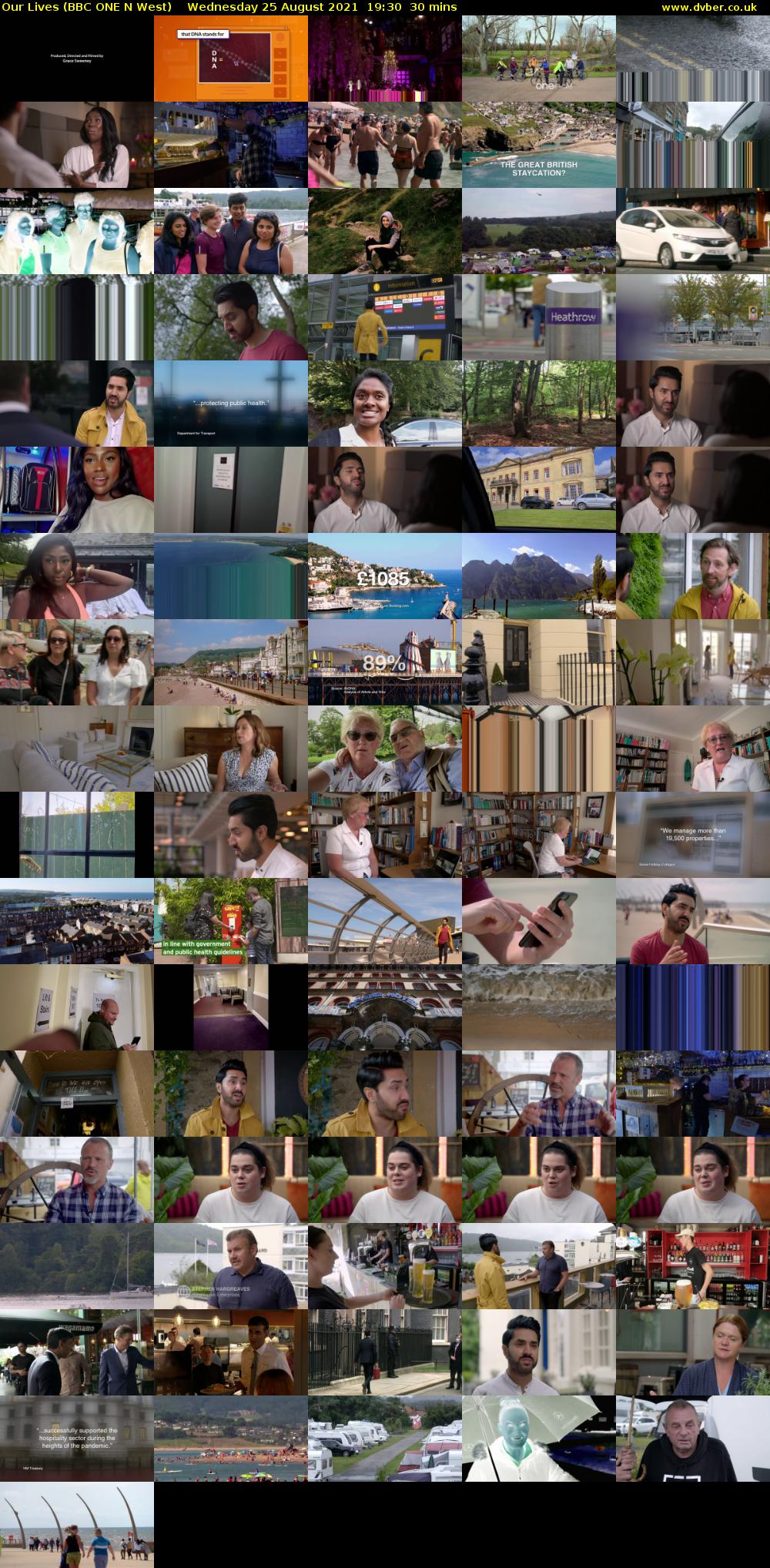 Our Lives (BBC ONE N West) Wednesday 25 August 2021 19:30 - 20:00