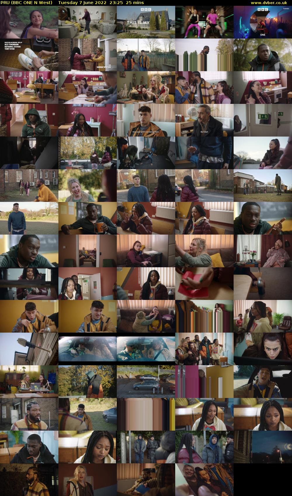PRU (BBC ONE N West) Tuesday 7 June 2022 23:25 - 23:50