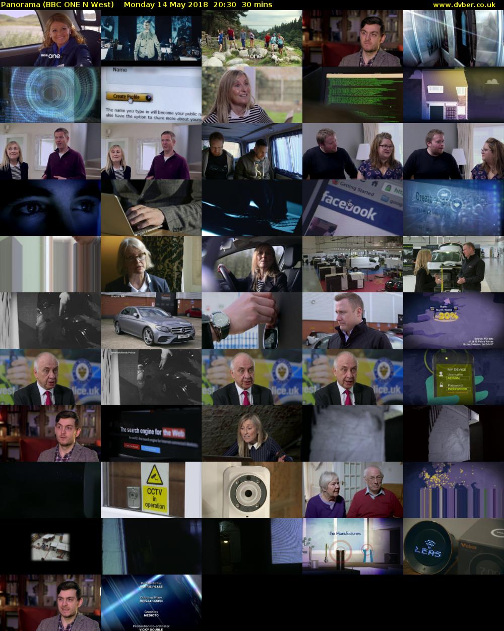 Panorama (BBC ONE N West) Monday 14 May 2018 20:30 - 21:00