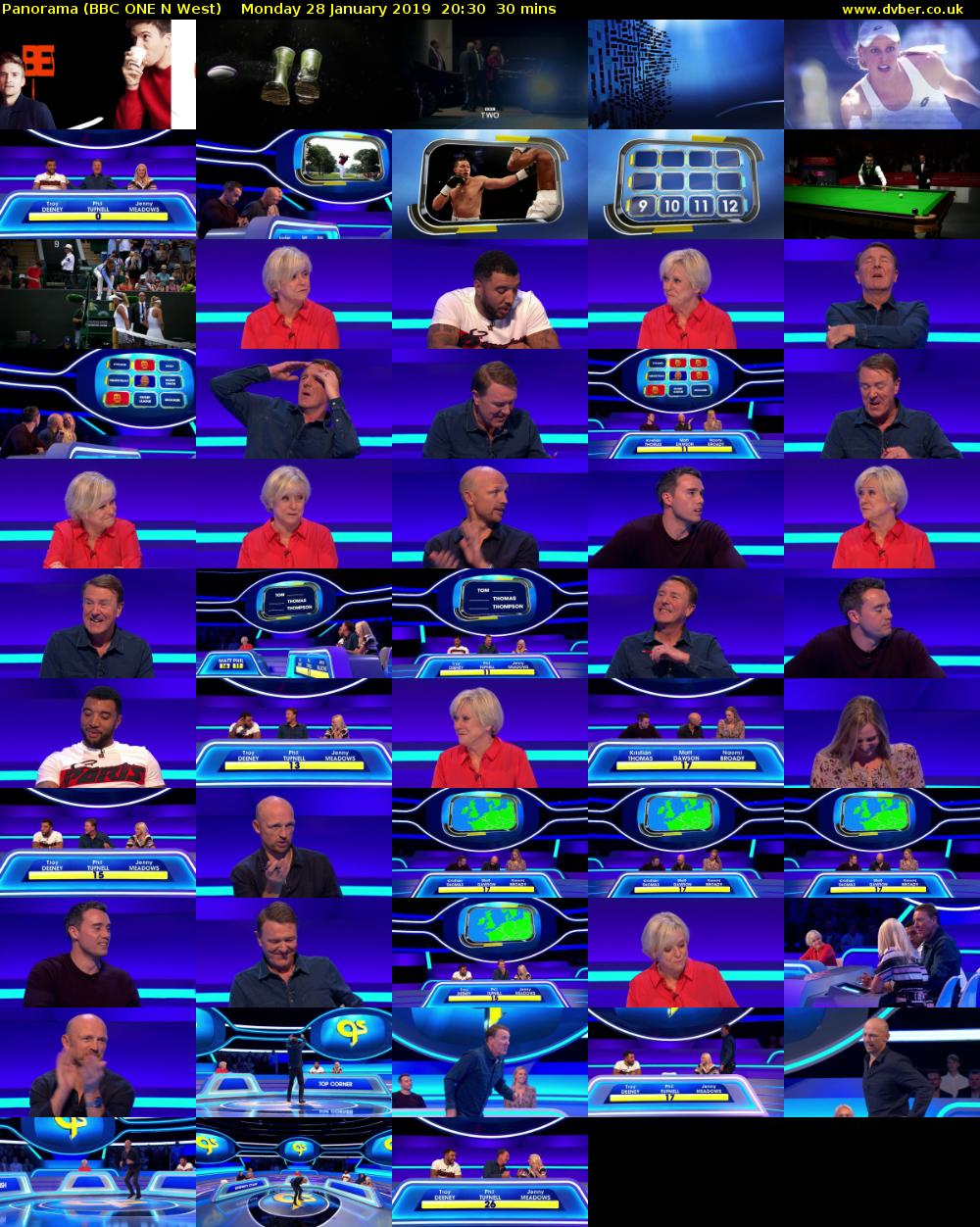 Panorama (BBC ONE N West) Monday 28 January 2019 20:30 - 21:00