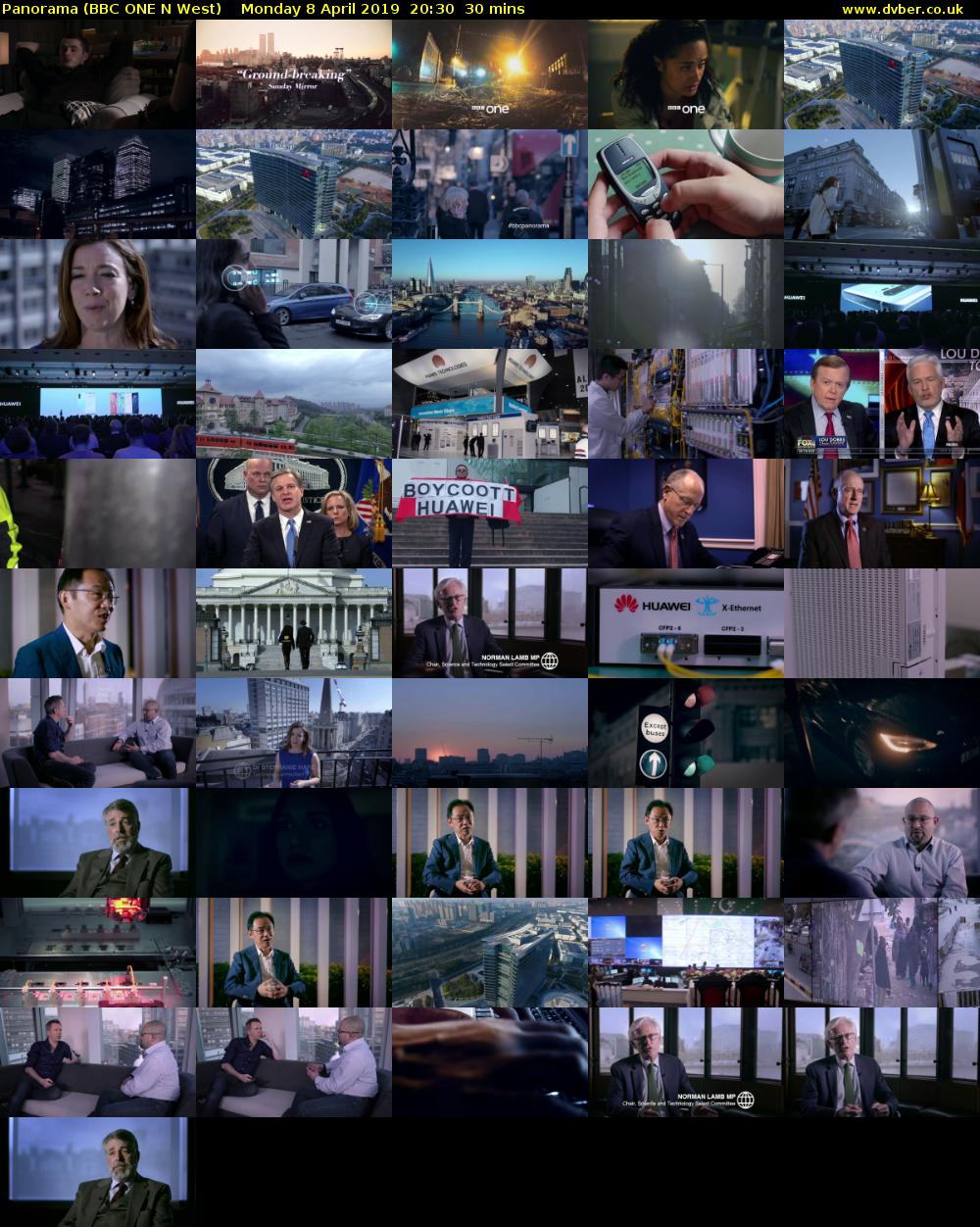 Panorama (BBC ONE N West) Monday 8 April 2019 20:30 - 21:00