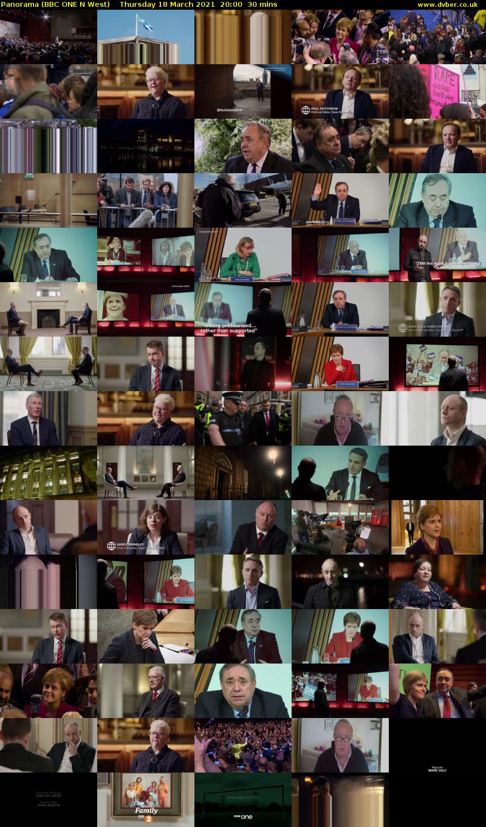 Panorama (BBC ONE N West) Thursday 18 March 2021 20:00 - 20:30