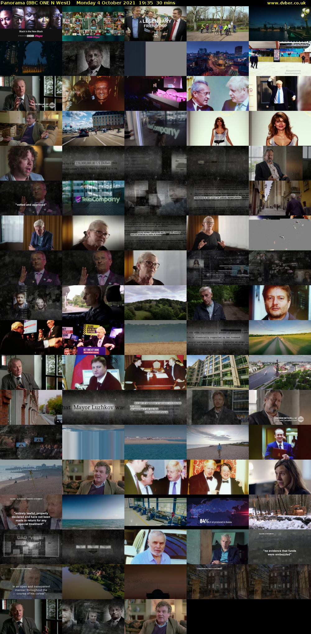 Panorama (BBC ONE N West) Monday 4 October 2021 19:35 - 20:05