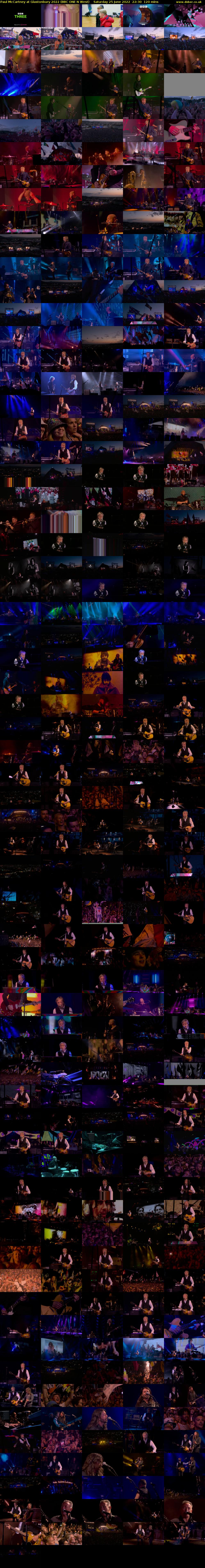 Paul McCartney at Glastonbury 2022 (BBC ONE N West) Saturday 25 June 2022 22:30 - 00:30