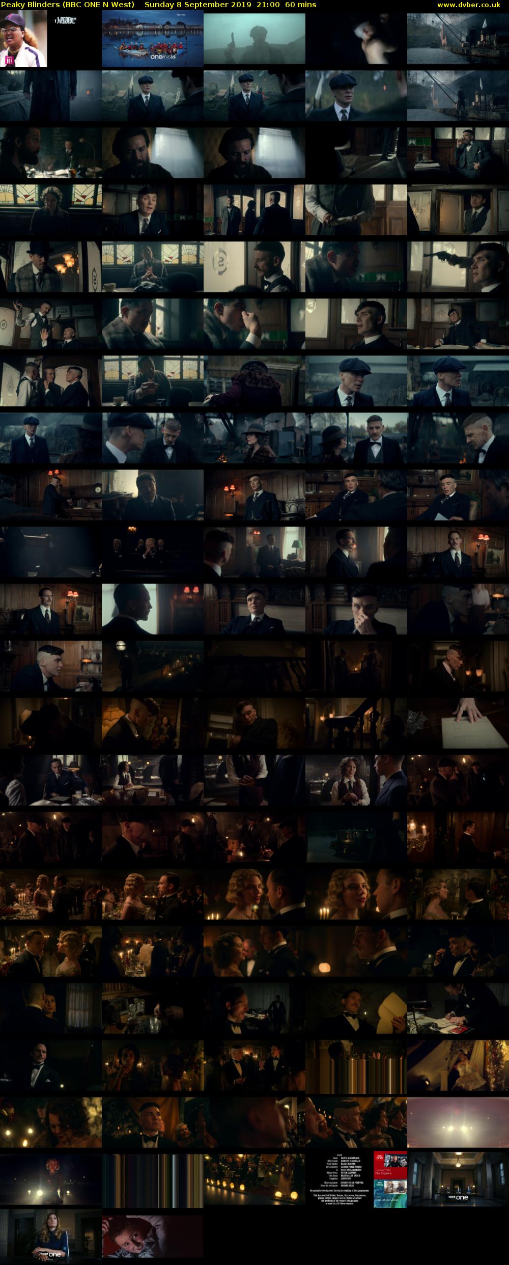 Peaky Blinders (BBC ONE N West) Sunday 8 September 2019 21:00 - 22:00