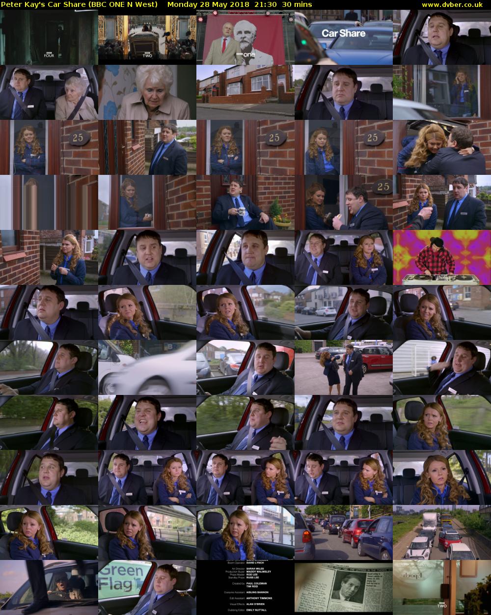 Peter Kay's Car Share (BBC ONE N West) Monday 28 May 2018 21:30 - 22:00