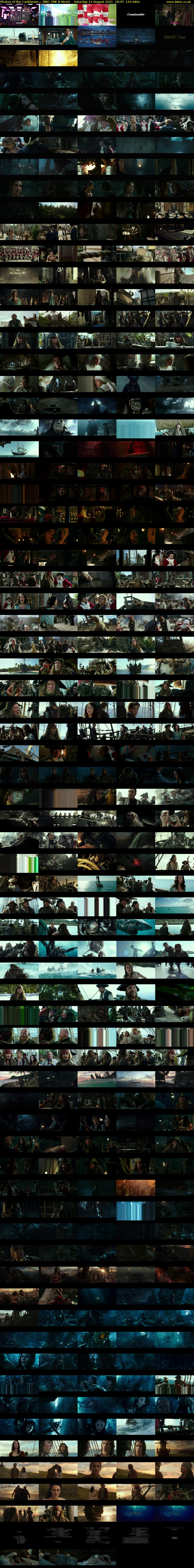 Pirates of the Caribbean:... (BBC ONE N West) Saturday 14 August 2021 18:45 - 20:45