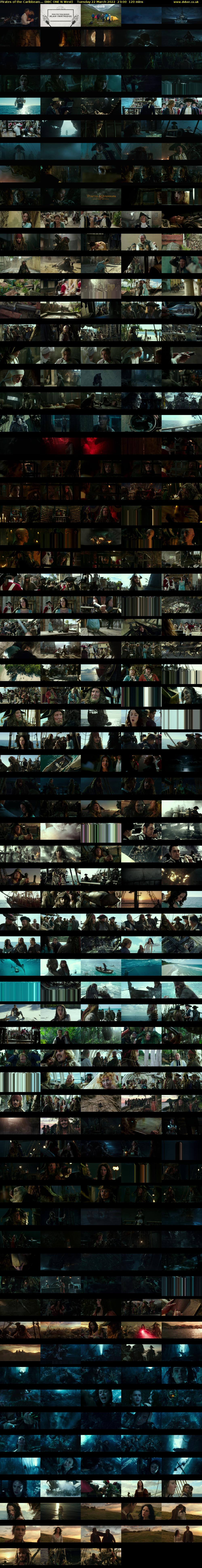 Pirates of the Caribbean:... (BBC ONE N West) Tuesday 22 March 2022 23:00 - 01:00
