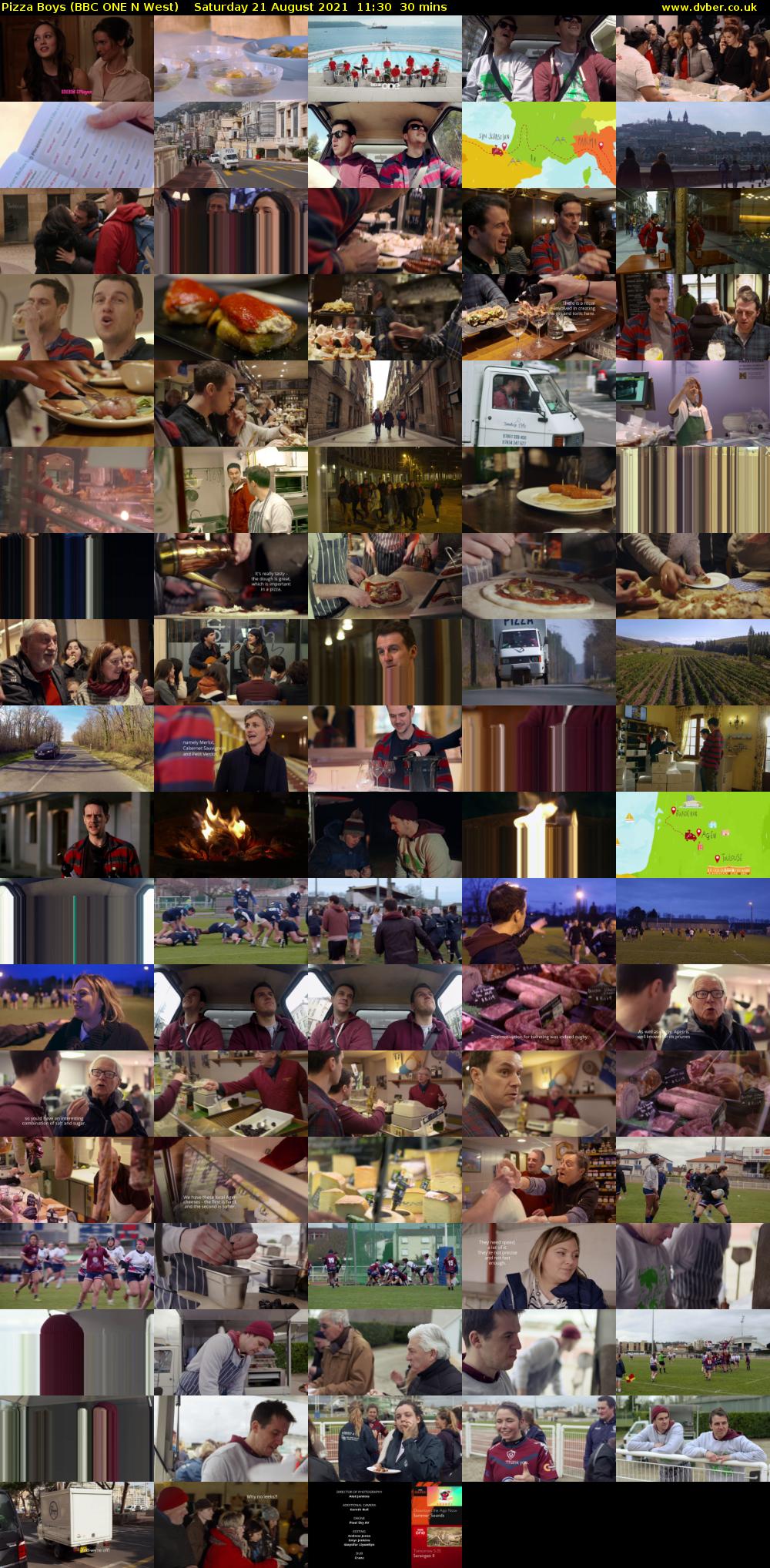 Pizza Boys (BBC ONE N West) Saturday 21 August 2021 11:30 - 12:00