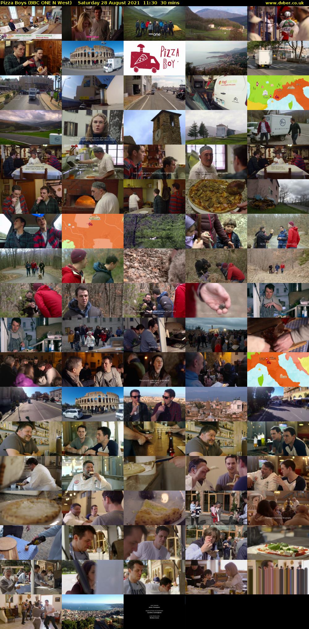 Pizza Boys (BBC ONE N West) Saturday 28 August 2021 11:30 - 12:00