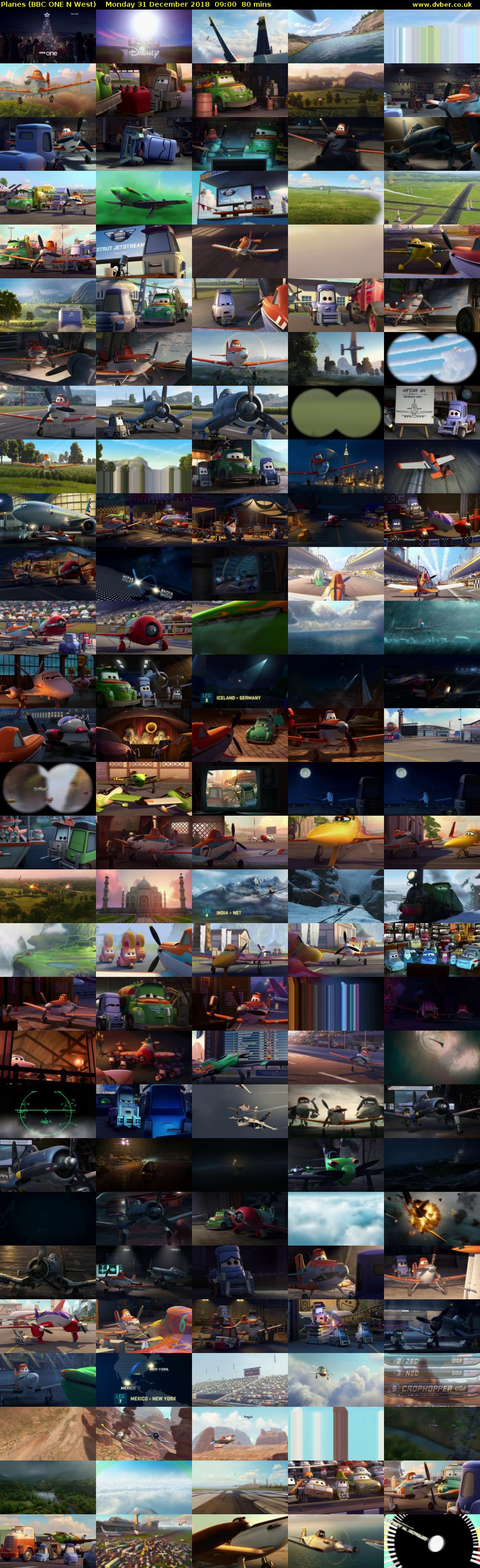 Planes (BBC ONE N West) Monday 31 December 2018 09:00 - 10:20