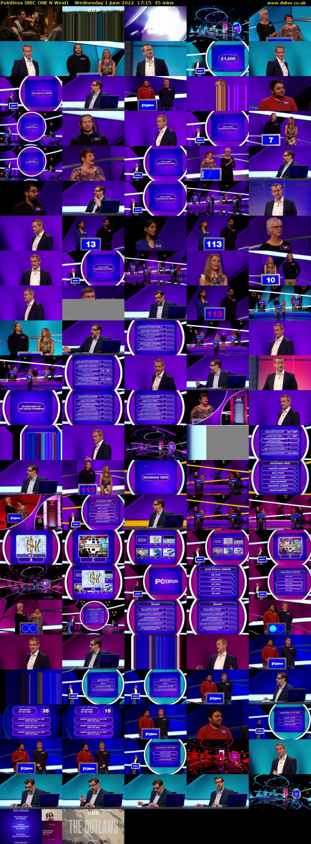 Pointless (BBC ONE N West) Wednesday 1 June 2022 17:15 - 18:00