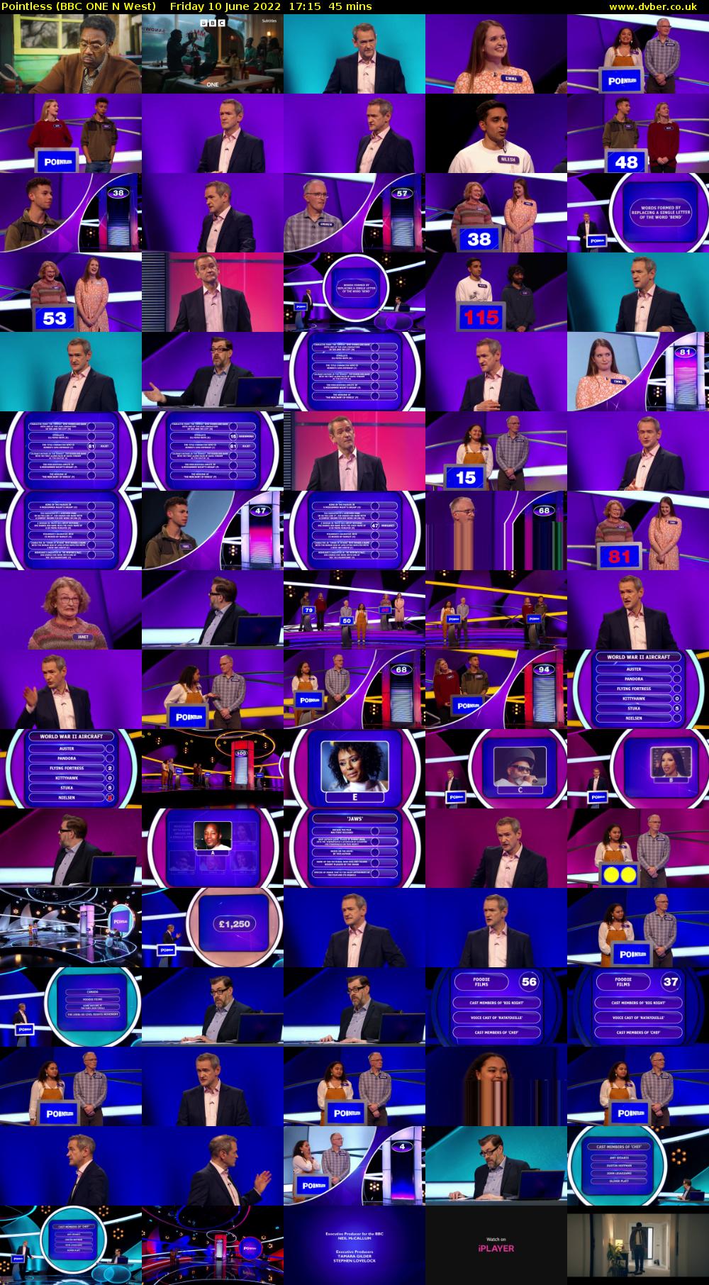 Pointless (BBC ONE N West) Friday 10 June 2022 17:15 - 18:00