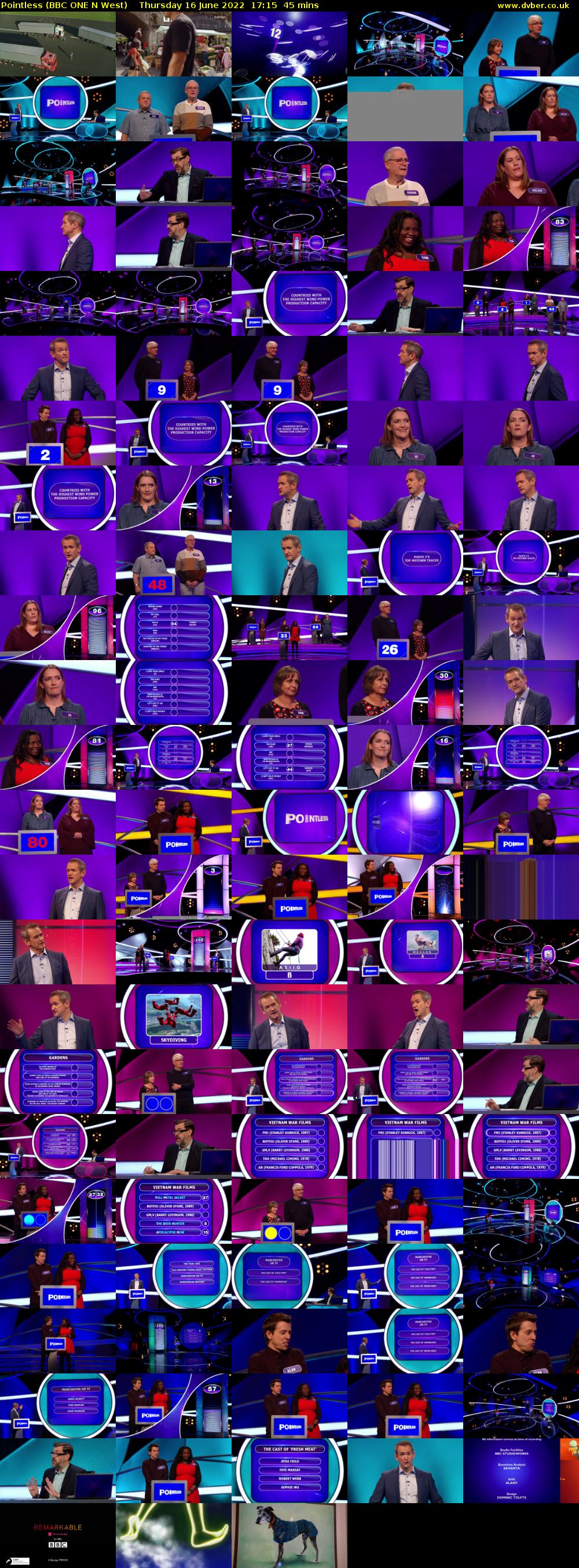 Pointless (BBC ONE N West) Thursday 16 June 2022 17:15 - 18:00