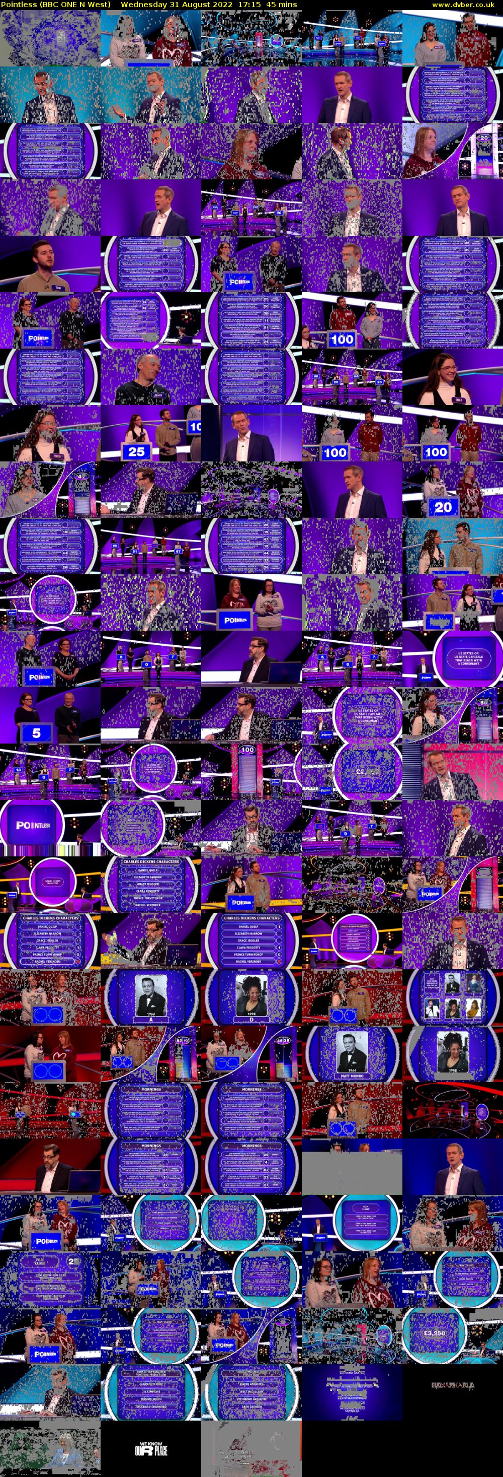Pointless (BBC ONE N West) Wednesday 31 August 2022 17:15 - 18:00
