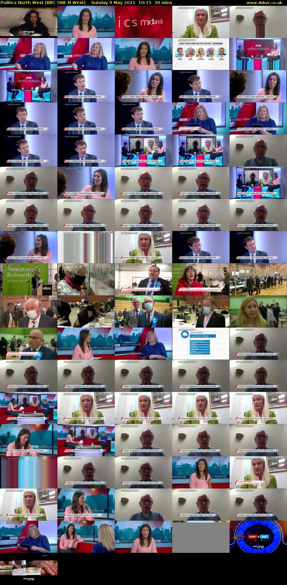 Politics North West (BBC ONE N West) Sunday 9 May 2021 10:15 - 10:45