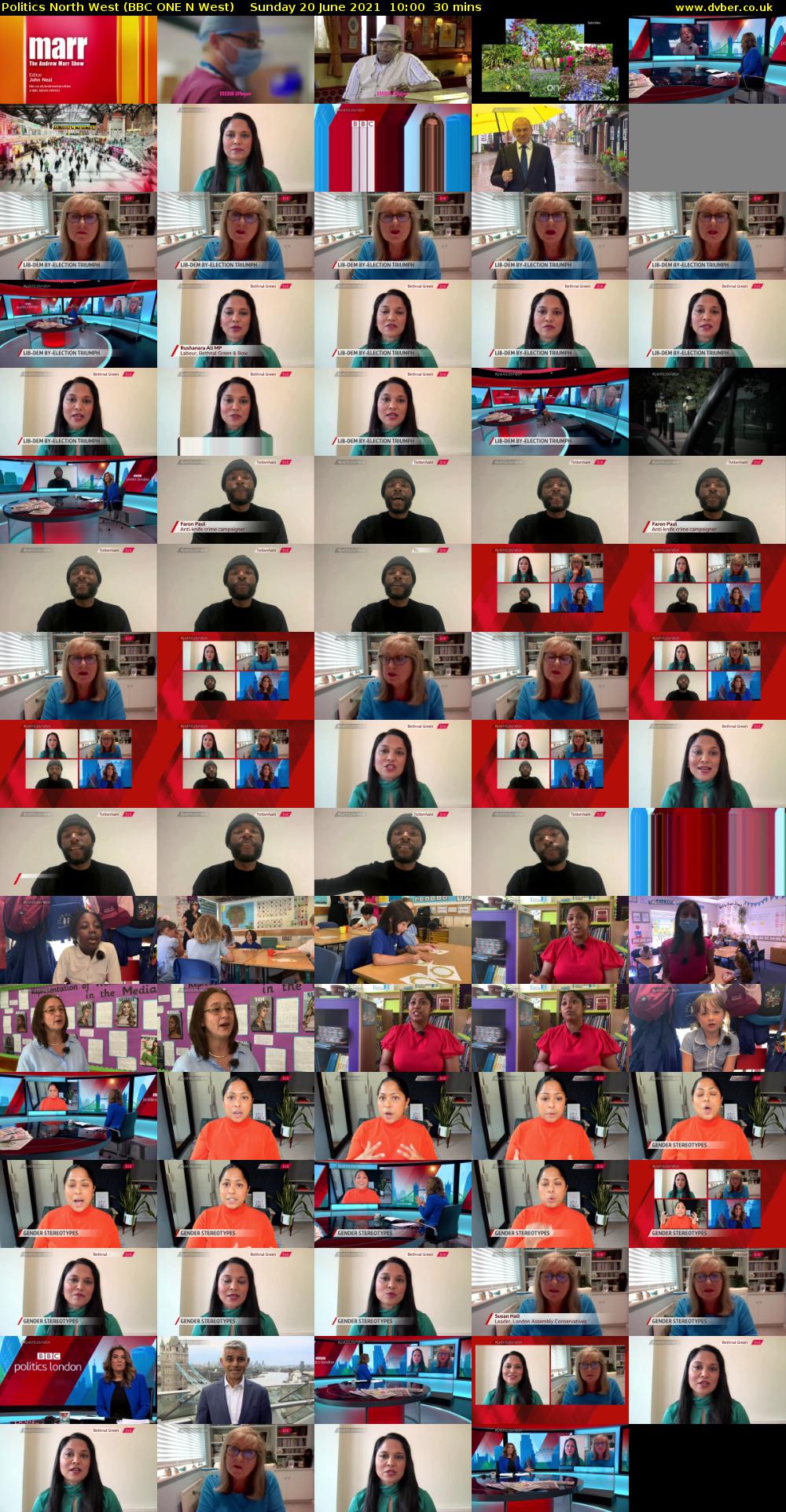 Politics North West (BBC ONE N West) Sunday 20 June 2021 10:00 - 10:30