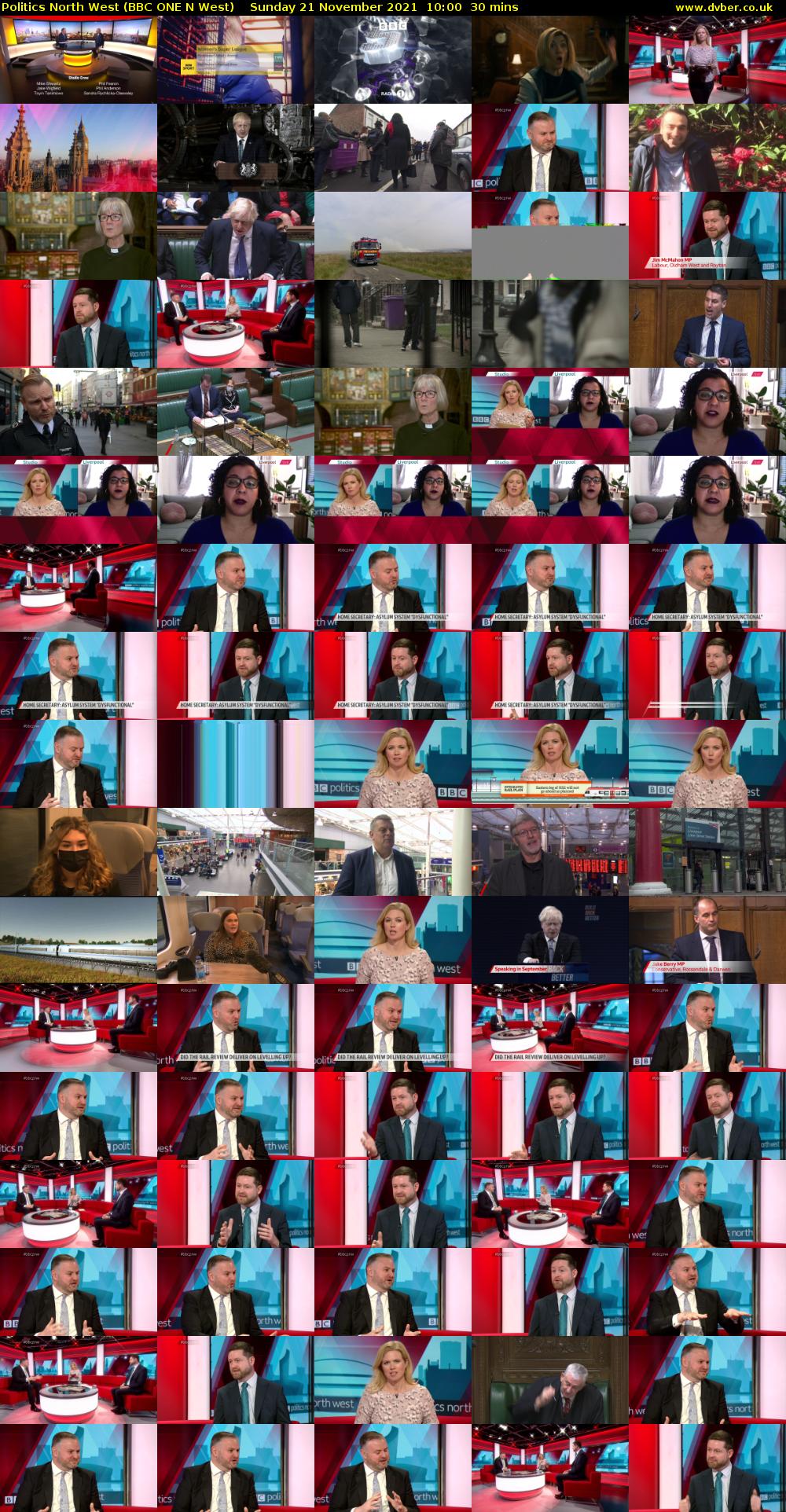 Politics North West (BBC ONE N West) Sunday 21 November 2021 10:00 - 10:30