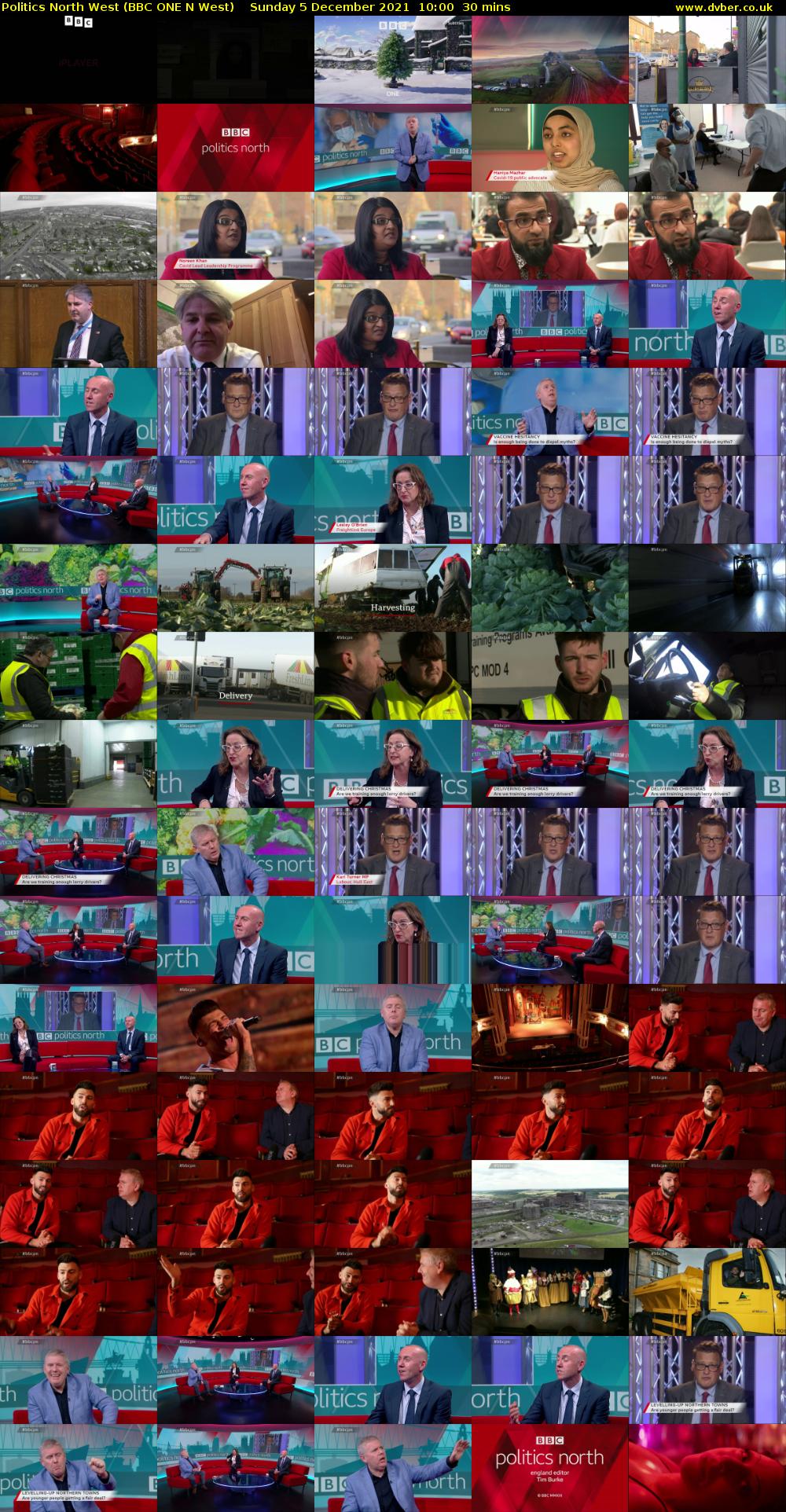 Politics North West (BBC ONE N West) Sunday 5 December 2021 10:00 - 10:30