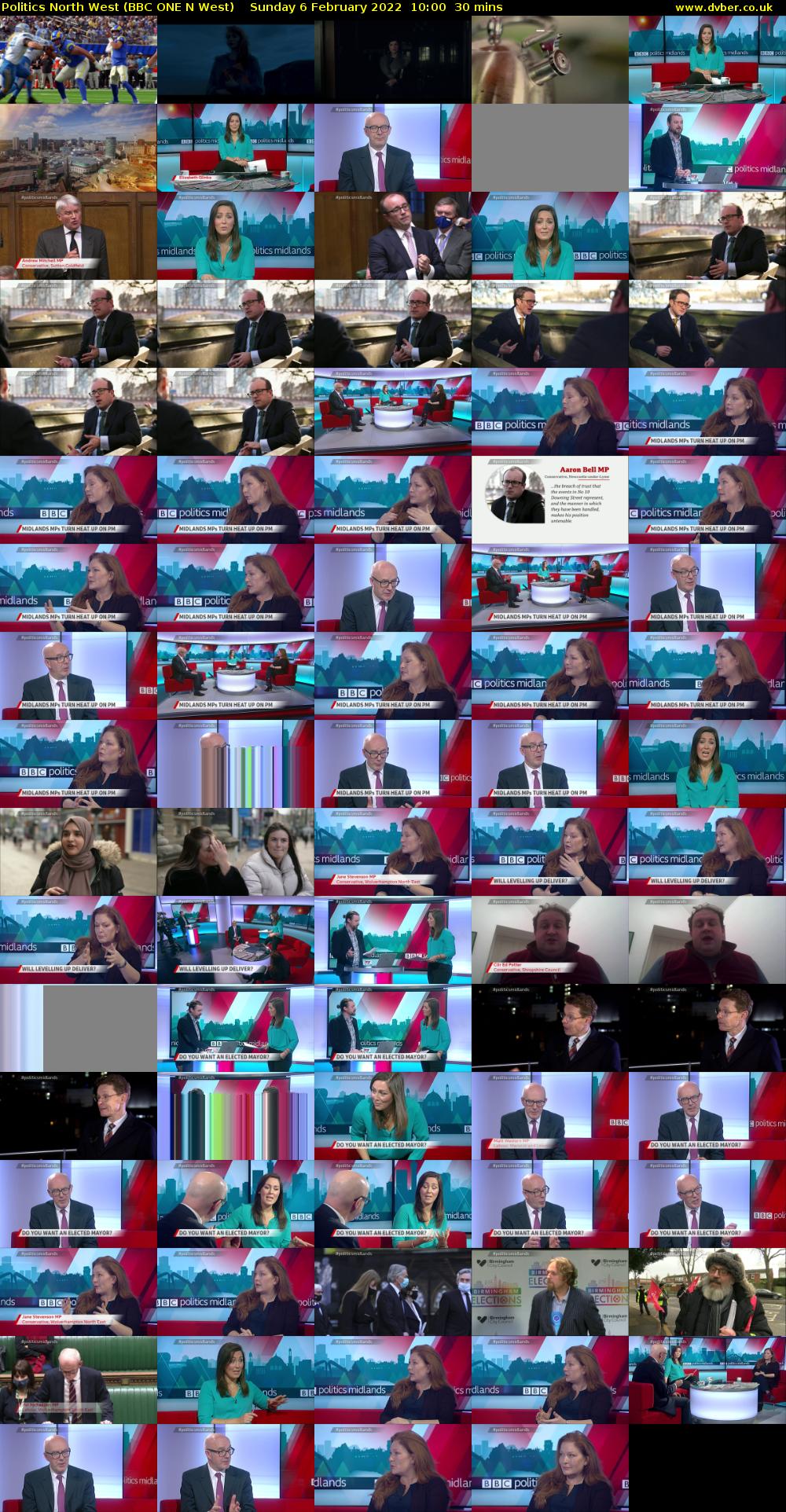 Politics North West (BBC ONE N West) Sunday 6 February 2022 10:00 - 10:30