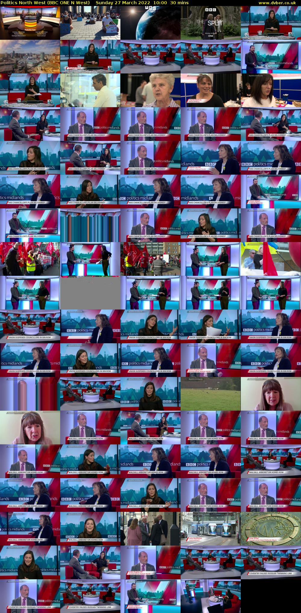 Politics North West (BBC ONE N West) Sunday 27 March 2022 10:00 - 10:30