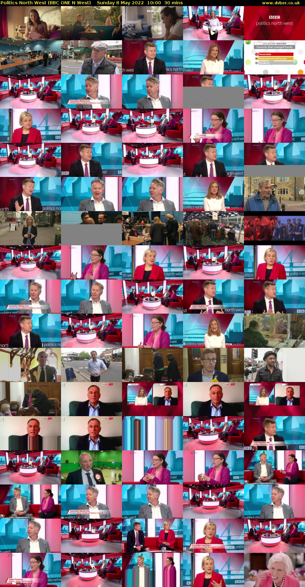 Politics North West (BBC ONE N West) Sunday 8 May 2022 10:00 - 10:30
