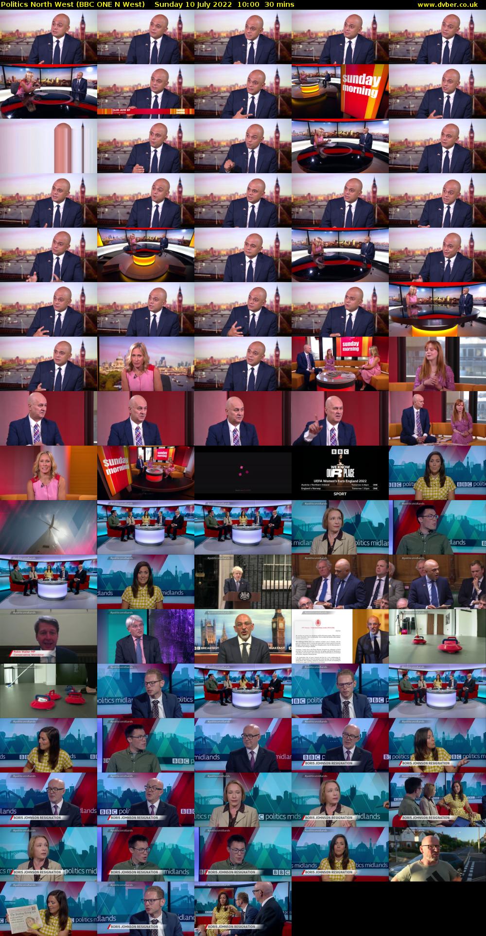 Politics North West (BBC ONE N West) Sunday 10 July 2022 10:00 - 10:30