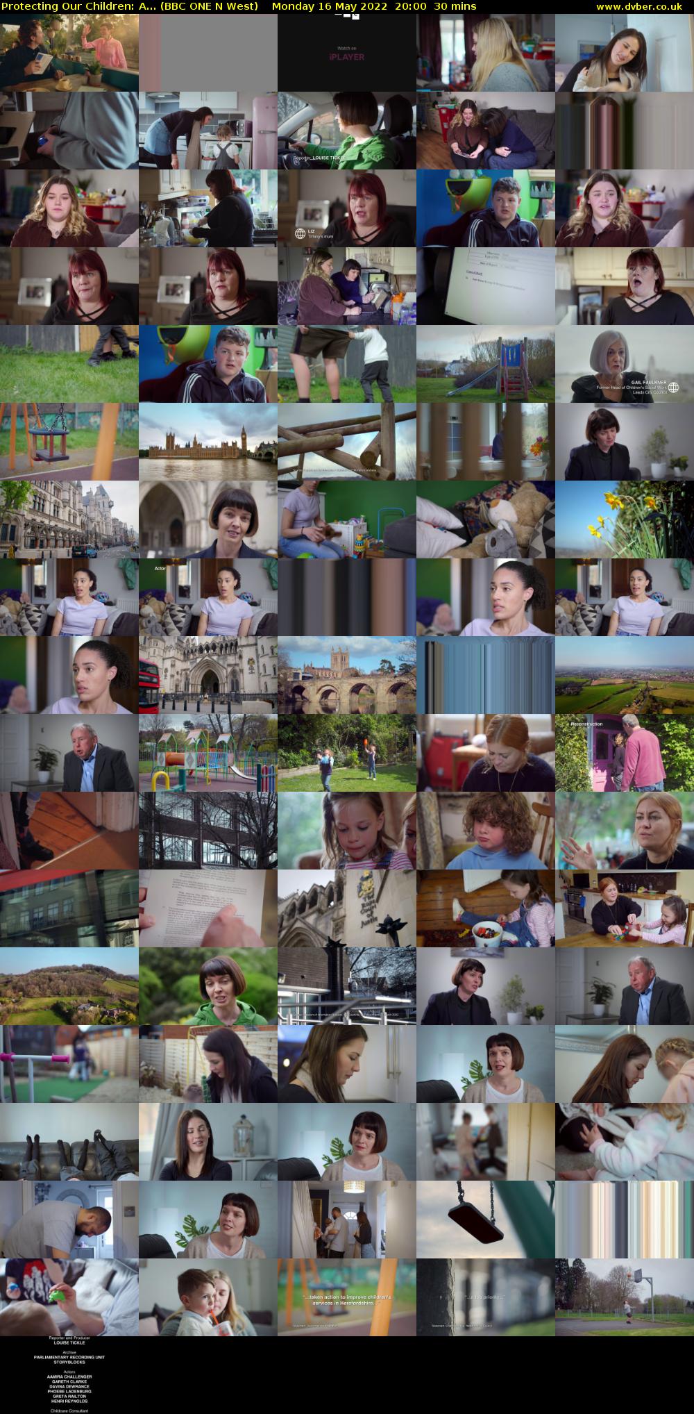 Protecting Our Children: A... (BBC ONE N West) Monday 16 May 2022 20:00 - 20:30