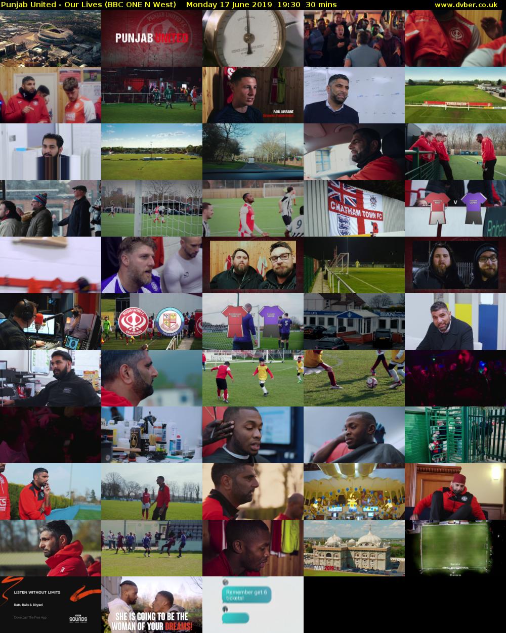 Punjab United - Our Lives (BBC ONE N West) Monday 17 June 2019 19:30 - 20:00