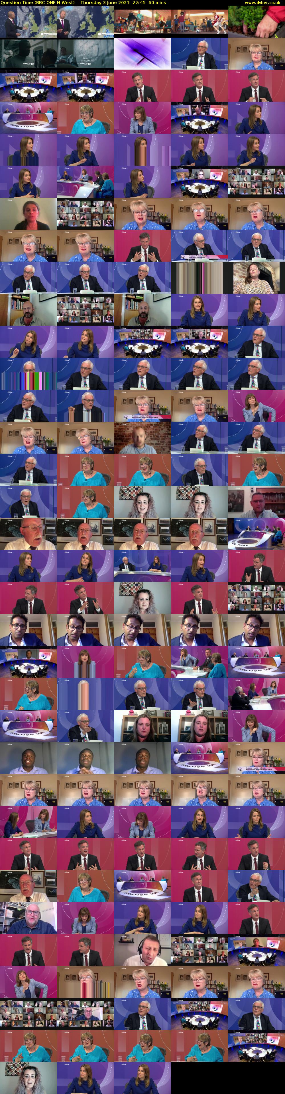 Question Time (BBC ONE N West) Thursday 3 June 2021 22:45 - 23:45